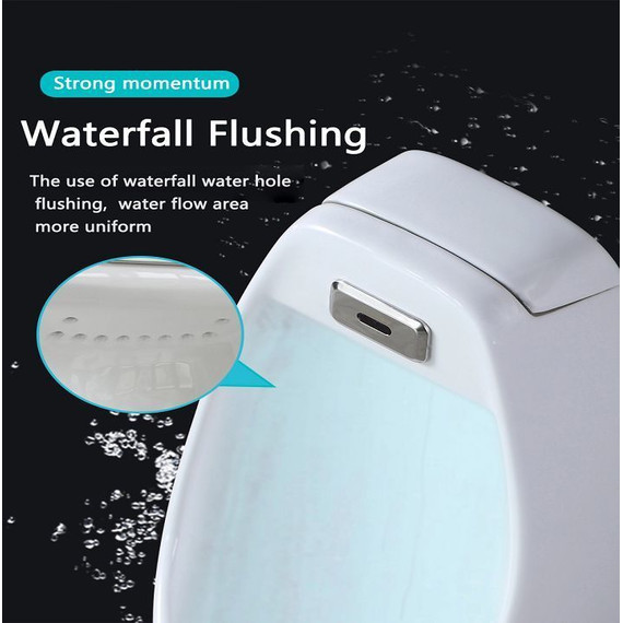 Писсуар подвесной сенсорный CeramaLux X546P (слив в стену) - фото 5