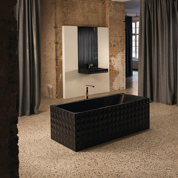 Ванна cтальная Bette Loft Ornament 181х81 см 3172-056 CFXX6A, чёрный глянцевый - фото 5