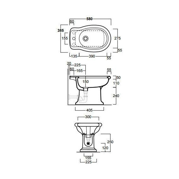Биде напольное Simas Lante LA04bi*1 - фото 9