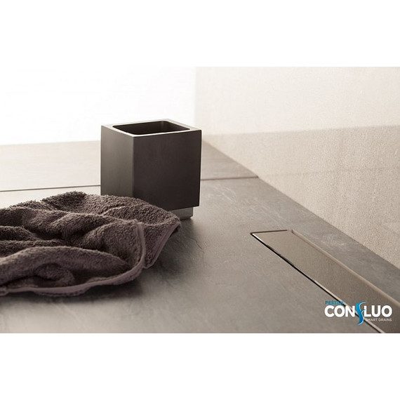 Трап Pestan (BETTOSERB) Confluo Frameless Line Black Glass 55 см 13701203, хром/черный - фото 9