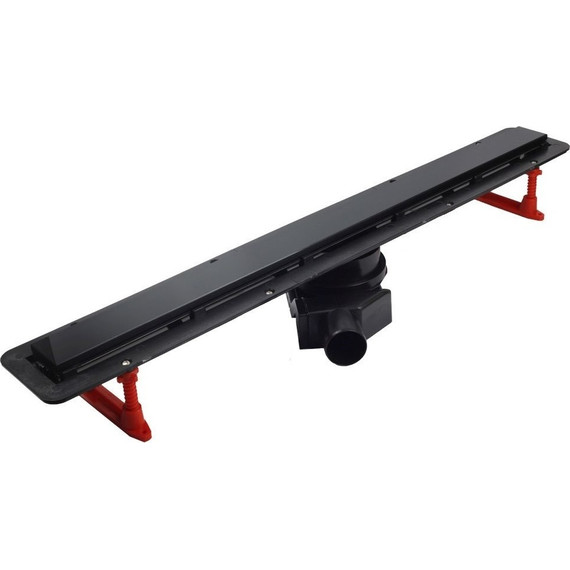 Трап Pestan (BETTOSERB) Confluo Frameless Line Black Matte 85 см 13701322, черный матовый (под плитку), Цвет производителя: чёрный, Размер трапа: 850 - фото 