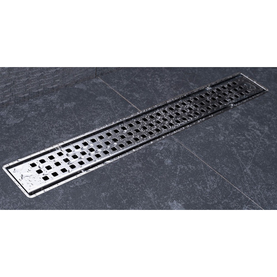 Трап Pestan (BETTOSERB) Betto Net Line 85 см 13702519, матовый хром (под плитку), Цвет производителя: хром матовый, Размер трапа: 850 - фото 5