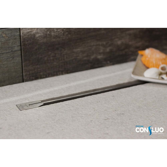Трап Pestan (BETTOSERB) Confluo Slim Line + 55 см 13100026, хром матовый - фото 5