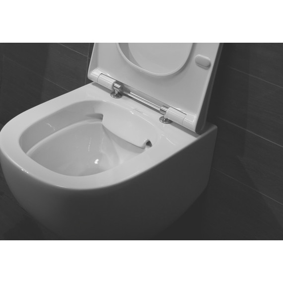 Инсталляция с подвесным унитазом Pestan Fluenta Rimless SET40006661DB (кнопка Diamond черная) - фото 3