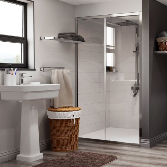 Душевая дверь WasserKraft Main 130 см 41S30, хром/прозрачное - фото 2