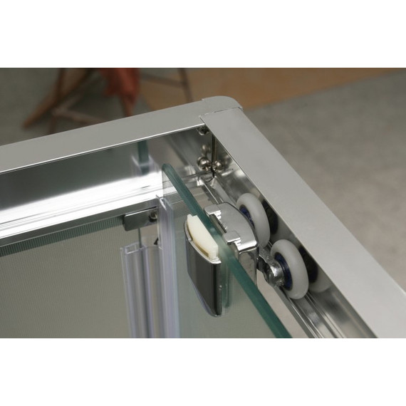 Душевое ограждение BelBagno 120x90 см UNO-AH-1-120/90-P-Cr, хром/текстурное - фото 4