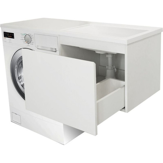 Тумба подвесная с раковиной-столешницей Эстет Dallas Luxe 105 см (1 ящик) R ФР-00009674 - фото 3