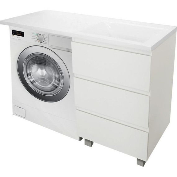 Тумба напольная с раковиной-столешницей Эстет Dallas Luxe 150 см (3 ящика) R ФР-00009839 - фото 