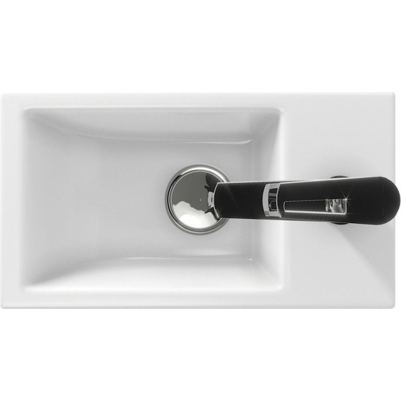 Тумба подвесная с раковиной Cersanit Lara 40 см A63420, орех - фото 9