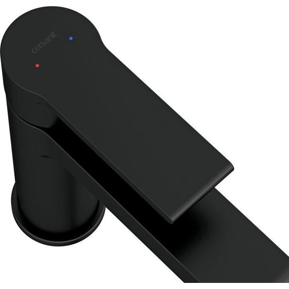 Смеситель для раковины высокий Cersanit Brasko Black А63111, черный, Цвет производителя: чёрный - фото 5