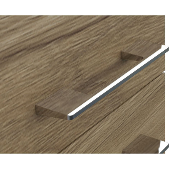 Пенал подвесной Cersanit Lara 30 см A63417, универсальный, орех - фото 6