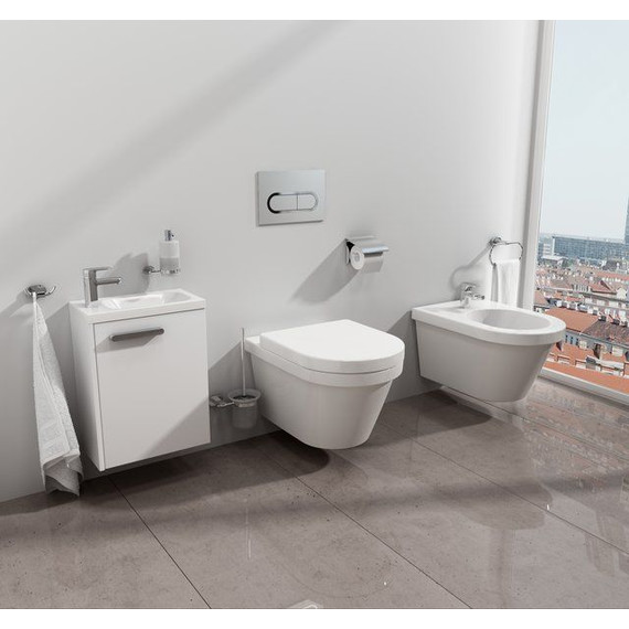 Тумба подвесная с раковиной Ravak Chrome SDU 40 см R X000000538, белый - фото 7