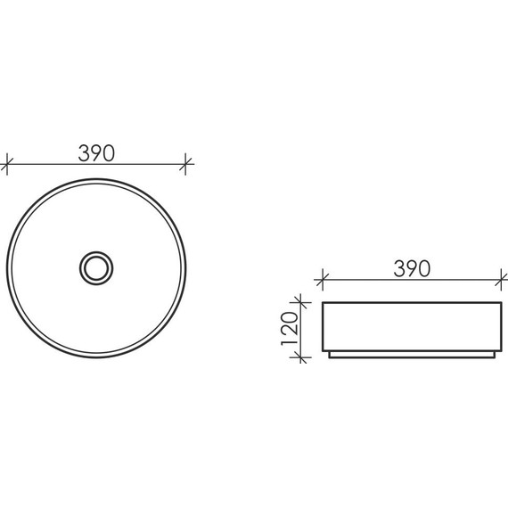 Раковина-чаша Ceramicanova Element 39 см CN6022MC, капучино матовый - фото 2