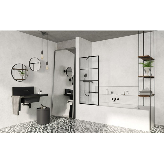 Шторка для ванны Radaway Modo New Black PNJ II Factory 100 см 10006100-54-55 (стекло 8 мм), черный/прозрачное - фото 2