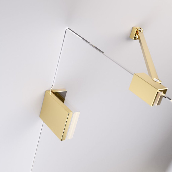 Душевое ограждение Radaway Essenza Pro Gold KDJ+S 110x70 см L, золото/прозрачное - фото 5