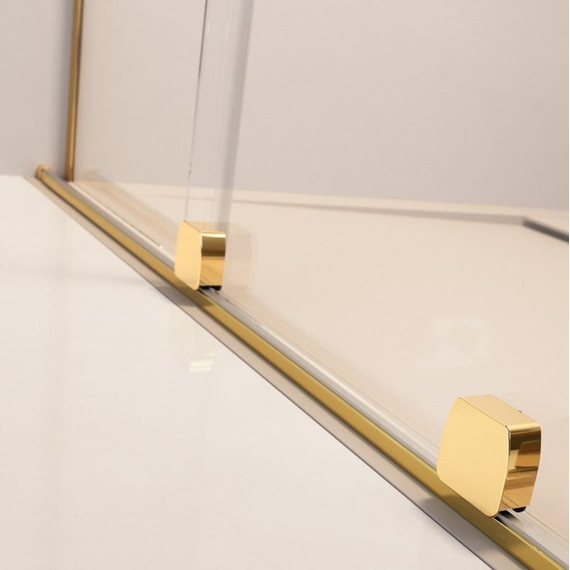 Душевая дверь Radaway Furo Gold DWJ 120 см 10107622-09-01R (стекло 8 мм), золото/прозрачное - фото 3