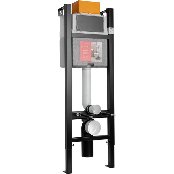 Инсталляция с подвесным безободковым унитазом Jacob Delafon Elite E21755RU-00 - фото 9