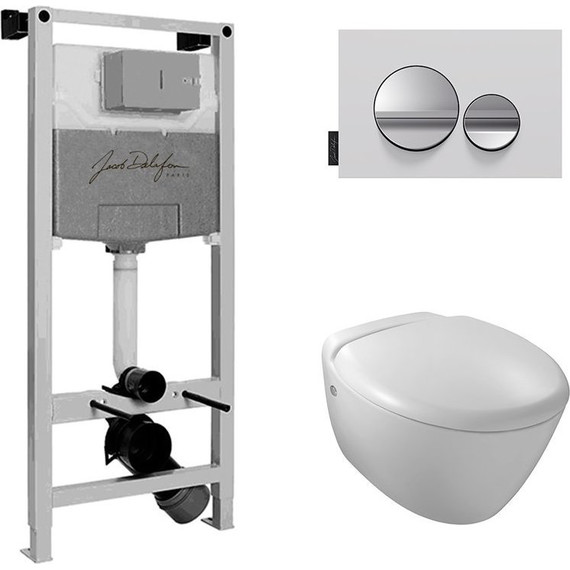 Инсталляция с подвесным унитазом Jacob Delafon Presqu'ile E21743RU-00 - фото 