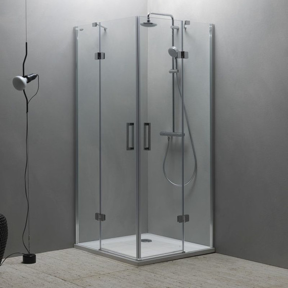 Душевое ограждение Kolpa-San Atlas TKK 90x90 см, хром/прозрачное - фото 