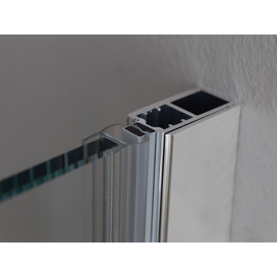 Душевое ограждение Kolpa-San Dorsa TK 140x80 см (стекло 8 мм), хром/прозрачное - фото 9