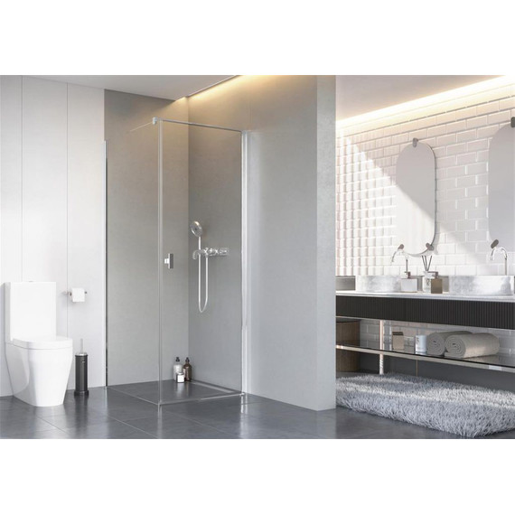 Душевое ограждение Radaway Nes 8 KDJ I 80x75 см R (стекло 8 мм), хром/прозрачное - фото 2
