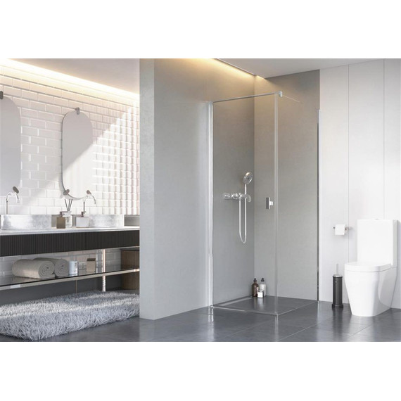 Душевое ограждение Radaway Nes 8 KDJ I 80x75 см L (стекло 8 мм), хром/прозрачное - фото 2