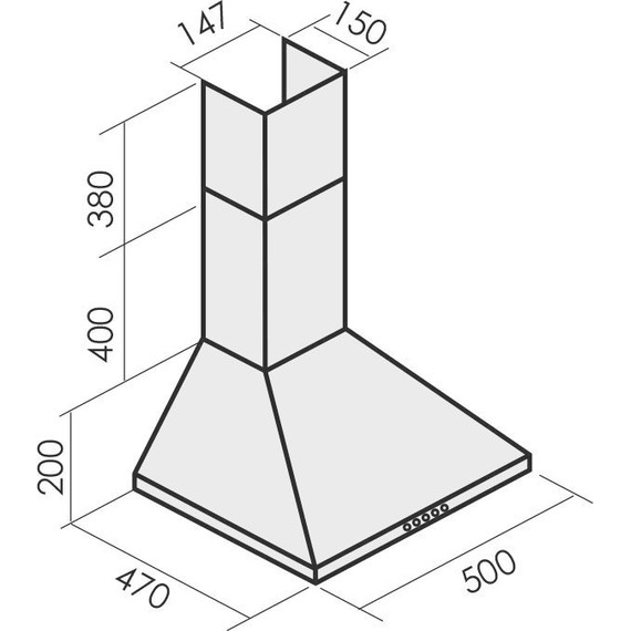 Вытяжка MBS Gerbera 150 white - фото 2