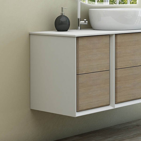 Модуль подвесной Cezares Bellagio 35 см 54719, белый/Rovere Tabacco - фото 2