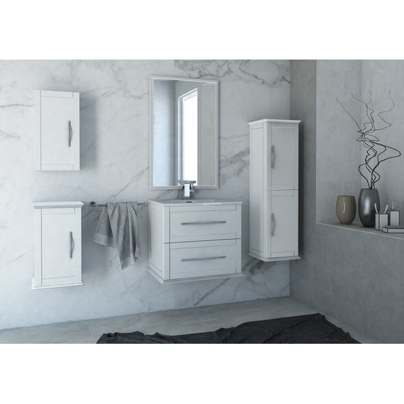 Пенал подвесной Cezares Tiffany 40 см 54963, Bianco opaco - фото 2