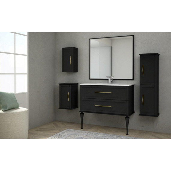 Зеркало Cezares Tiffany Led 98 см 45047, Nero grafite - фото 3