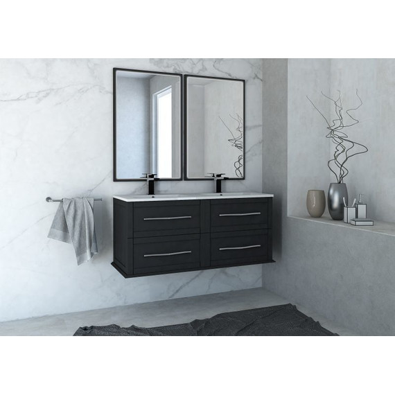 Зеркало Cezares Tiffany Led 59 см 45041, Nero grafite - фото 4