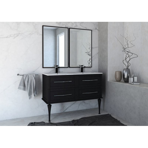 Зеркало Cezares Tiffany Led 59 см 45041, Nero grafite - фото 5