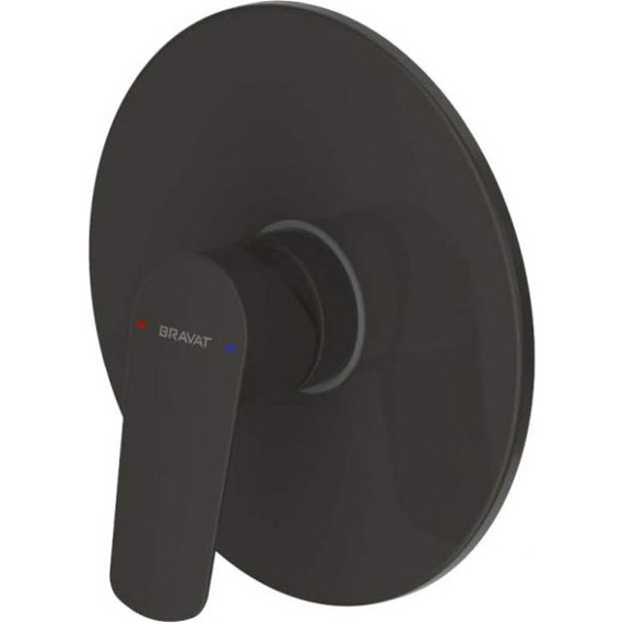 Смеситель для душа Bravat Rhein PB8429564BW-ENG, черный матовый, Цвет производителя: чёрный матовый - фото 