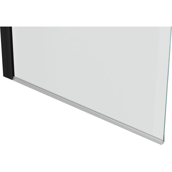 Шторка для ванны Bravat Alfa 70 см BG070.1501BM, черный/прозрачное - фото 2