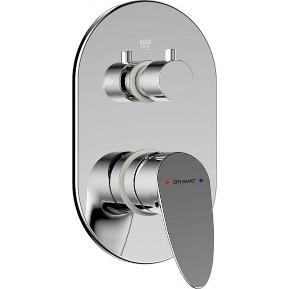 Смеситель для ванны Bravat Drop P69190C-RUS - фото 