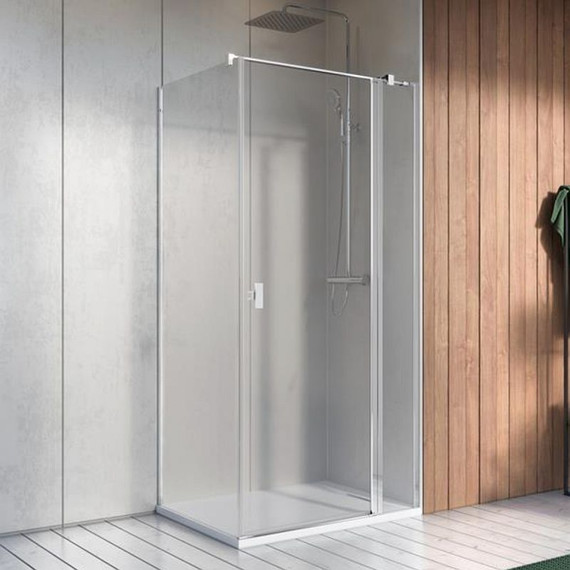 Душевое ограждение Radaway Nes 8 KDJ II 90x70 см R (стекло 8 мм), хром/прозрачное - фото 