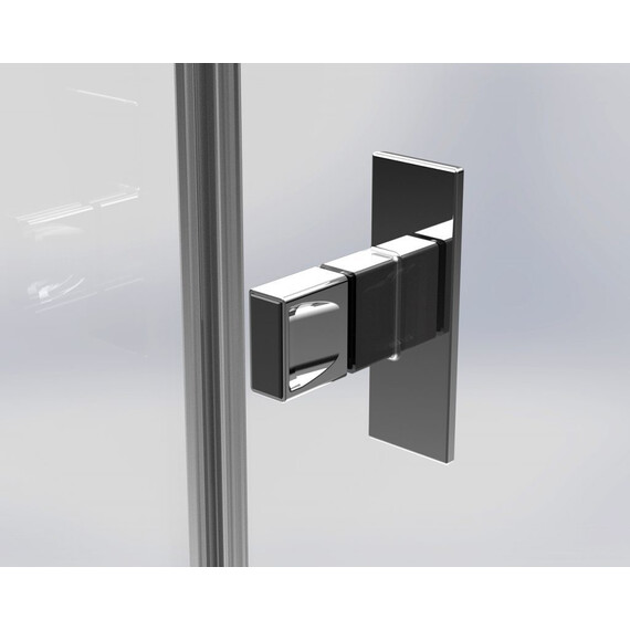 Душевое ограждение Radaway Nes 8 DWD+2S 120x75 см (стекло 8 мм), хром/прозрачное - фото 5