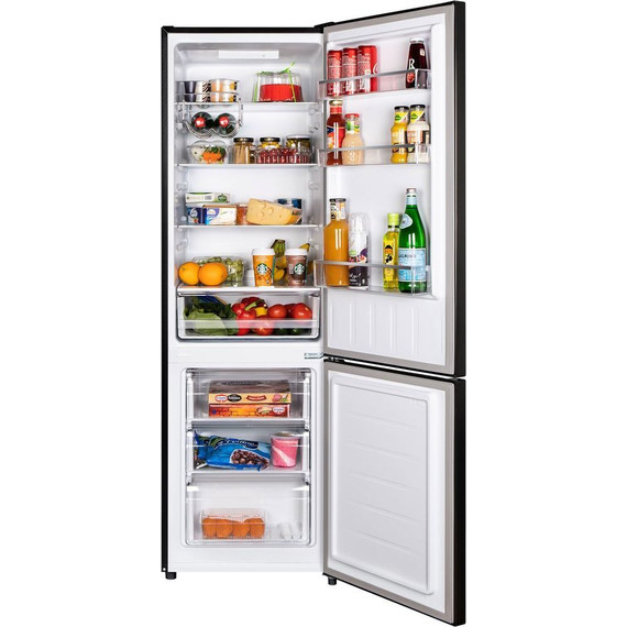 Двухкамерный холодильник Maunfeld MFF176SFSB - фото 2