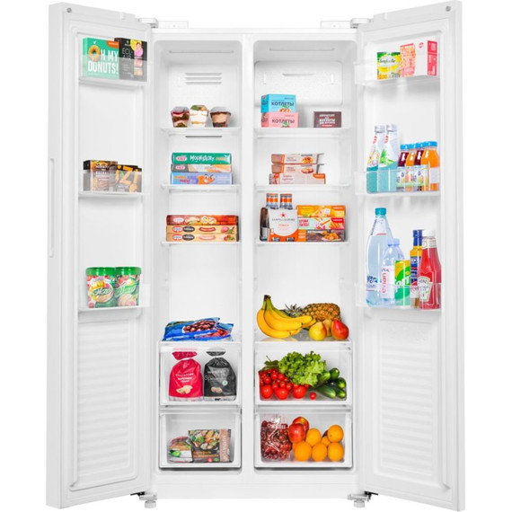 Холодильник Side by Side Maunfeld MFF177NFWE - фото 2