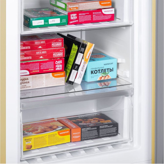 Двухкамерный холодильник Maunfeld MFF185SFBG - фото 17