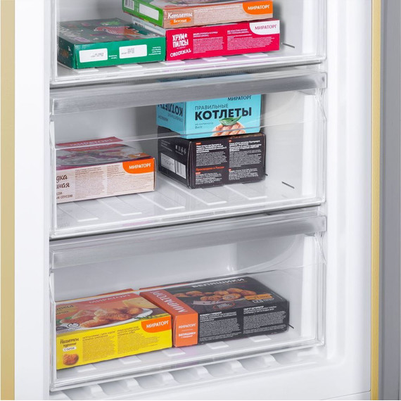 Двухкамерный холодильник Maunfeld MFF185SFBG - фото 18