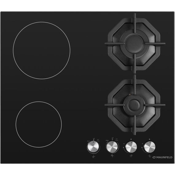 Комбинированная варочная панель Maunfeld EEHG.642VC.2CB/KG (чёрное стекло) - фото 3