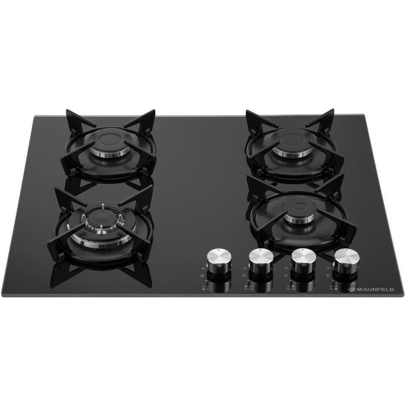 Газовая варочная поверхность Maunfeld EGHG.64.13STS-EB (чёрное стекло) - фото 3