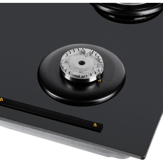 Газовая варочная поверхность Maunfeld EGHG.64.6CB/G (чёрное стекло) - фото 8