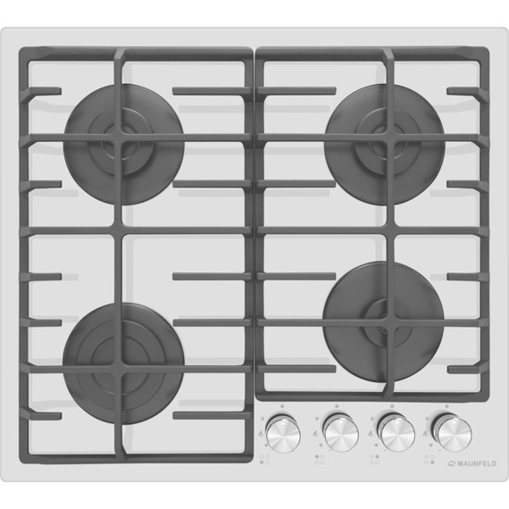 Газовая варочная поверхность Maunfeld EGHG.64.6CW/G (белое стекло) - фото 7