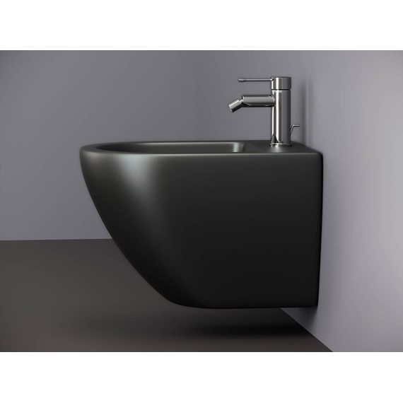 Биде подвесное Ceramicanova Metropol CN4003MB, черный матовый - фото 4
