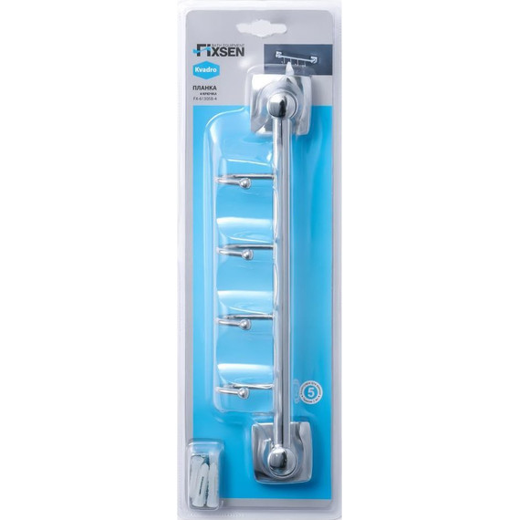Набор крючков Fixsen Kvadro FX-61305B-4 - фото 2