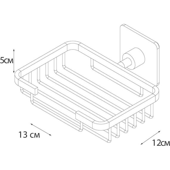 Мыльница Fixsen Square FX-93109 - фото 4