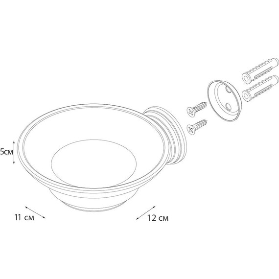 Мыльница Fixsen Laguna GR-7808 - фото 3