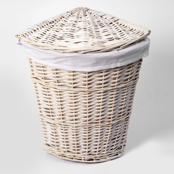 Корзина для белья WasserKraft Vils 39 см WB-560-L, цвет белый - фото 2